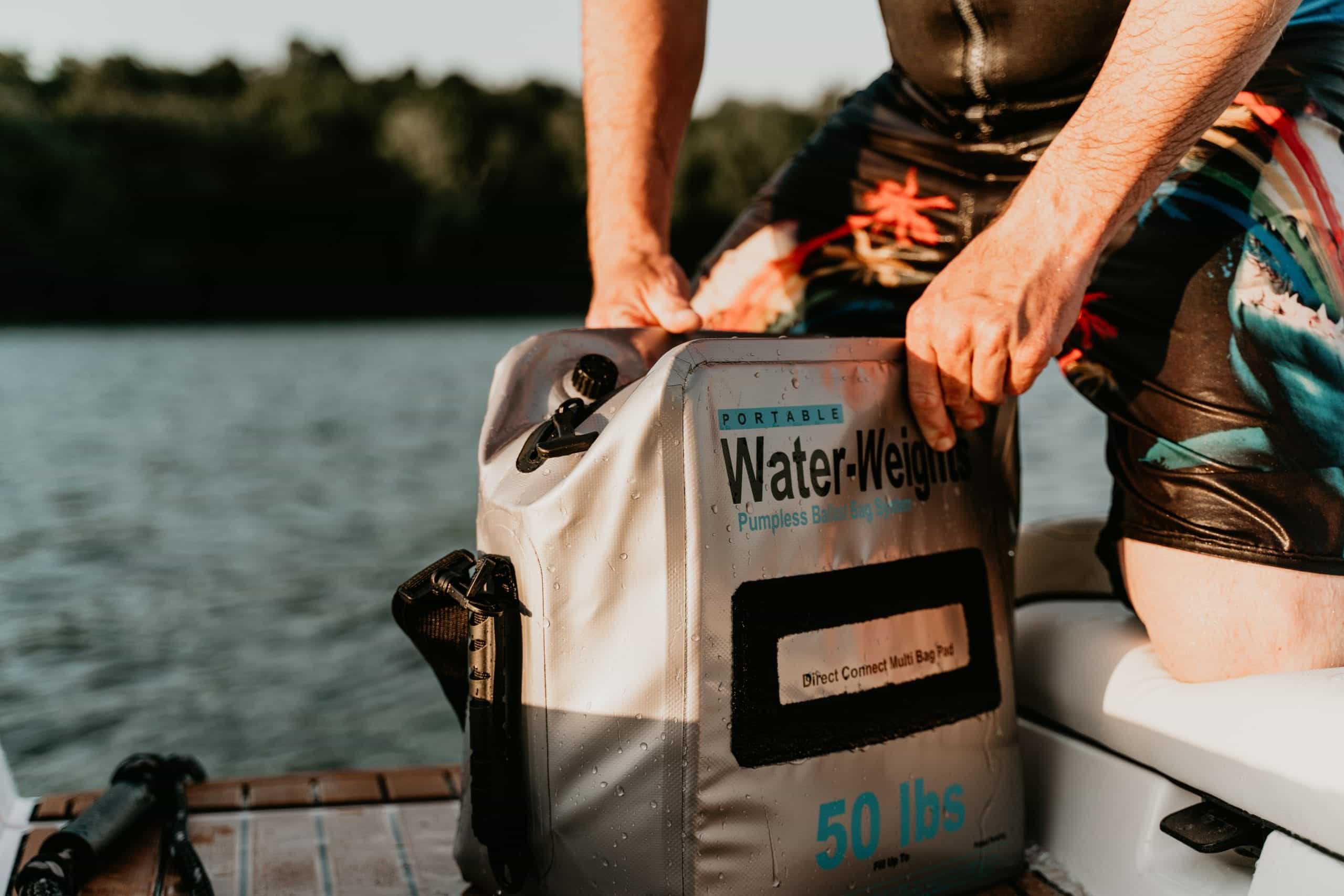 Details about   Tidal Wake Water-Weights Ballast Bag No Pump Needed Holds 50 lbs of Water 22636 