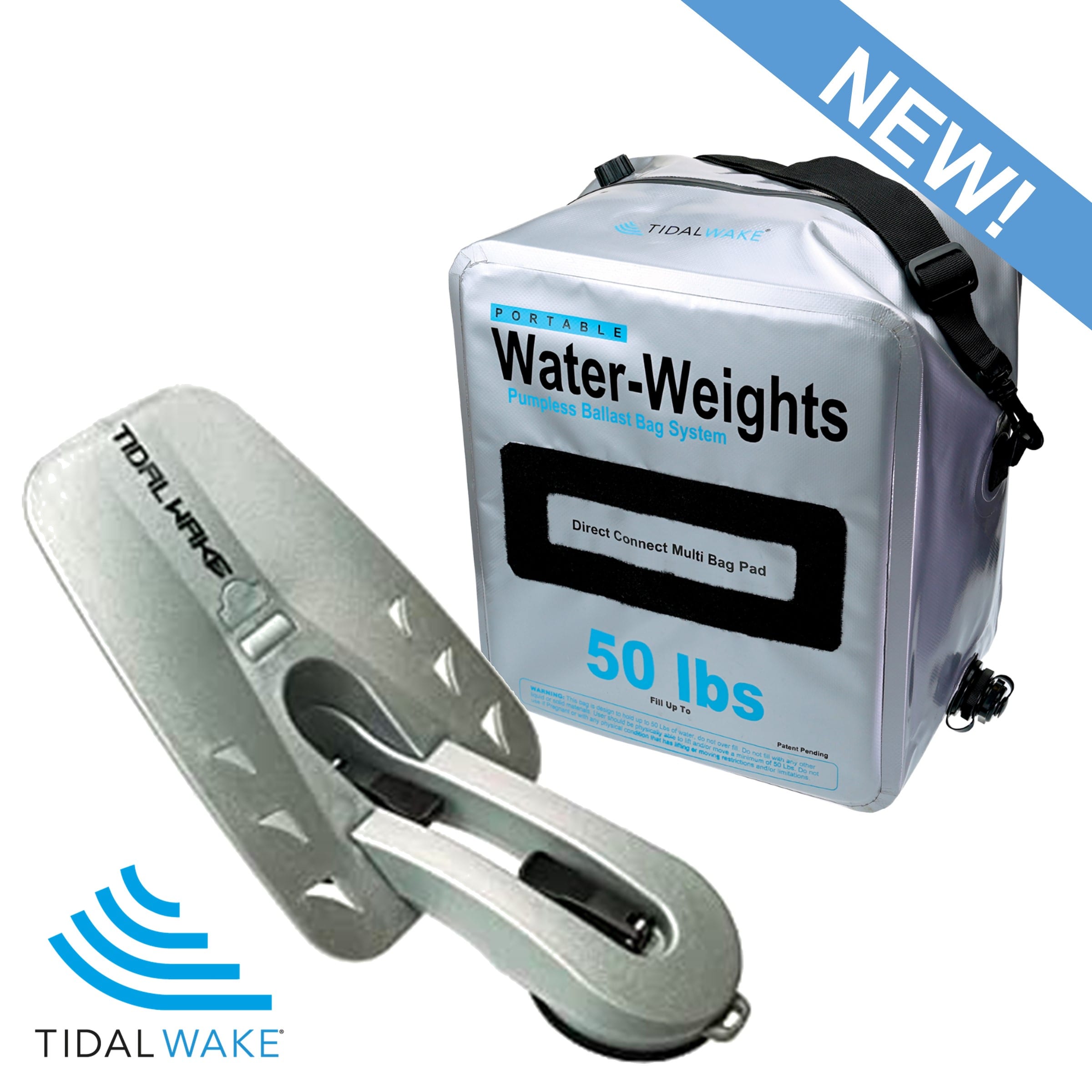 Tidal Wake Water-Weights Ballast Bags 4 Pack Holds 50# of Water Per Bag 22738 